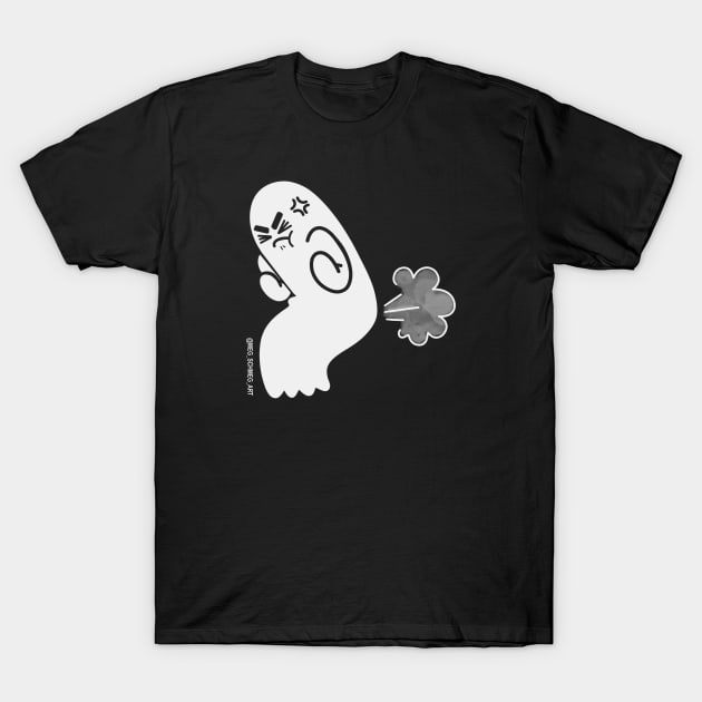 Spooky Tootin' T-Shirt by Meg Schmeg Art